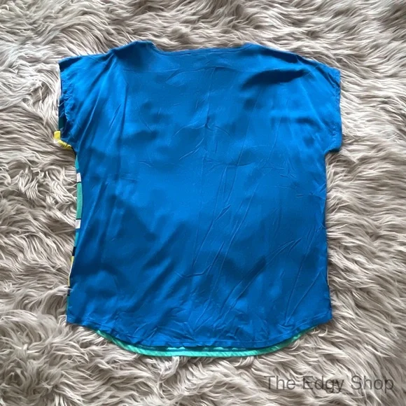 Jones New York | Sport Striped Short Sleeved June Blouse - Picture 3 of 6